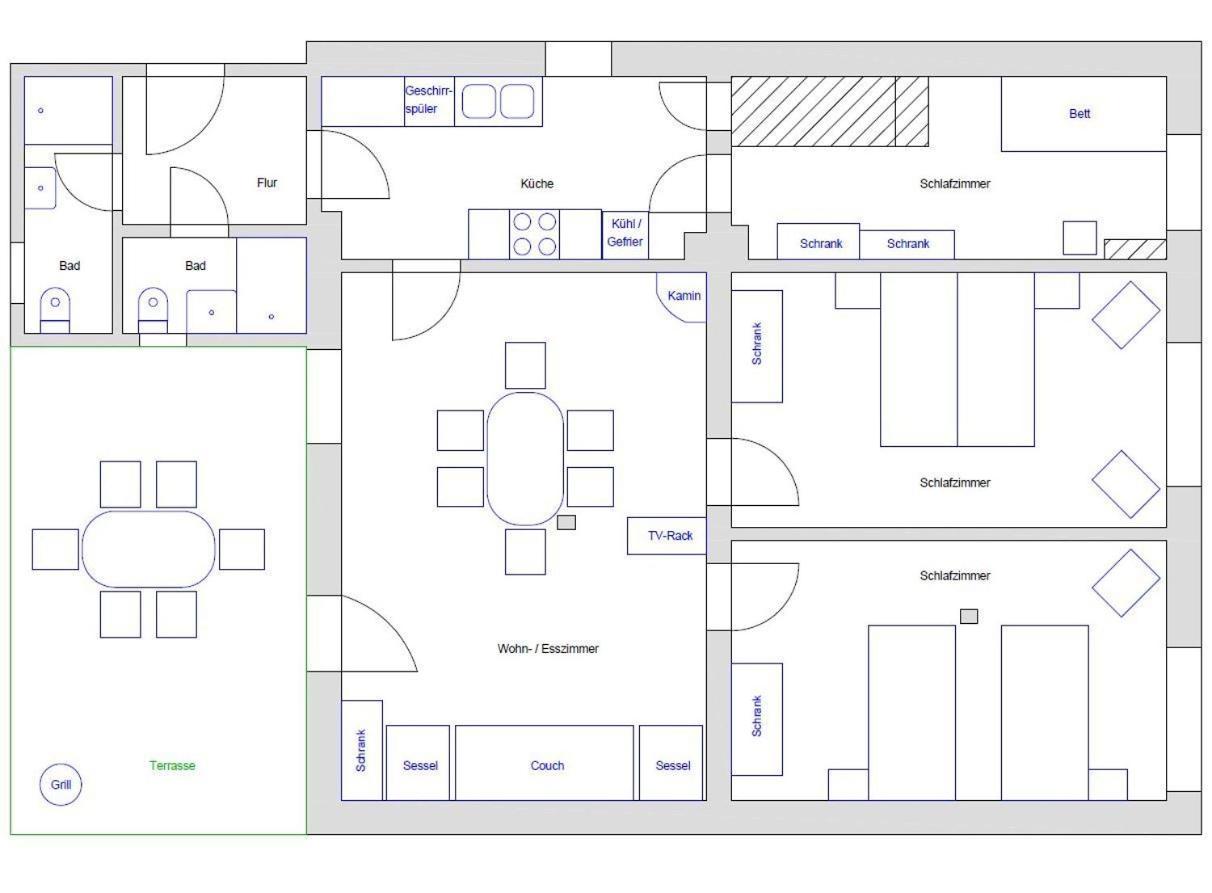 Ferienhaus _Erika_ Familie Meier Boldekow Exterior photo
